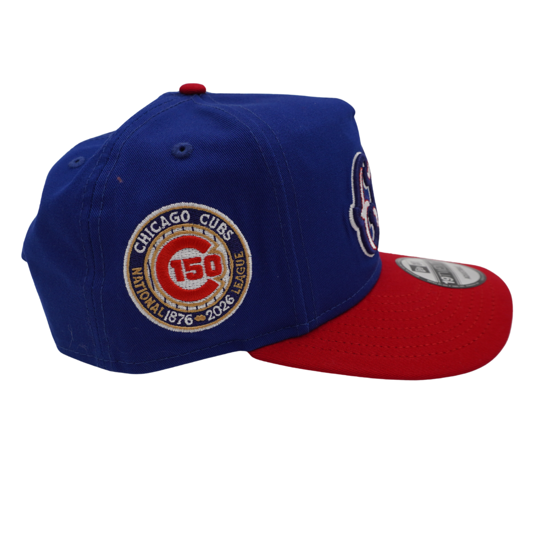 Chicago Cubs 150th Anniversary Vintage Script Snapback Cap by New Era Caps NEW ERA CAP COMPANY