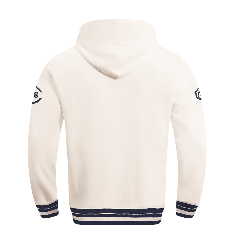 Chicago Cubs Retro Fleece Cream Hoodie by Pro Standard Sweatshirts & Hoodies PRO STANDARD