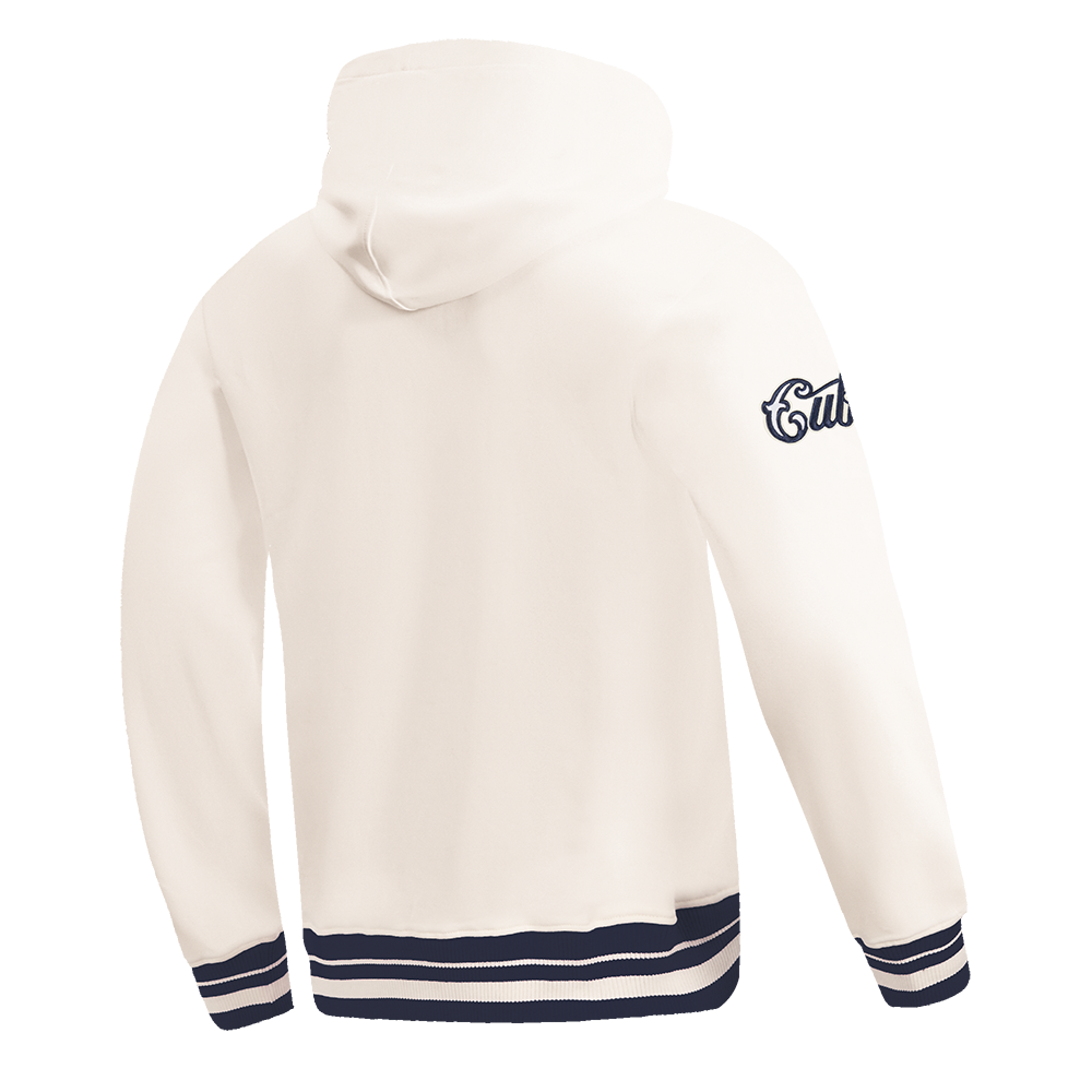 Chicago Cubs Retro Fleece Cream Hoodie by Pro Standard Sweatshirts & Hoodies PRO STANDARD