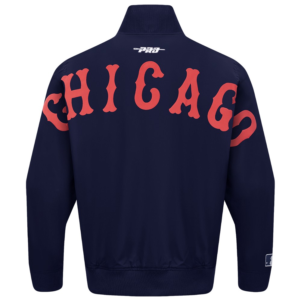 Chicago Cubs 1929 Logo Men's Bomber Jacket by Pro Standard Jackets & Outerwear PRO STANDARD