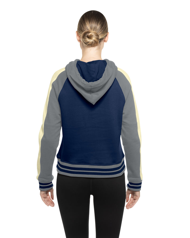 Chicago Cubs 1914 Throwback Women's Pullover Hoodie Navy by New Era Sweatshirts & Hoodies NEW ERA CAP COMPANY INC