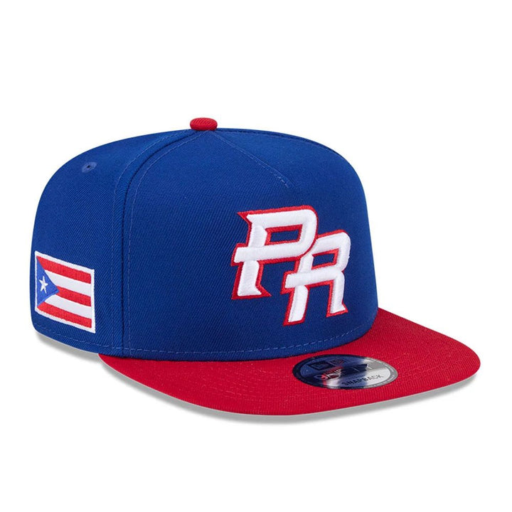 Puerto Rico Baseball World Baseball Classic 9Fifty A-Frame Snapback Cap by New Era Caps NEW ERA CAP COMPANY
