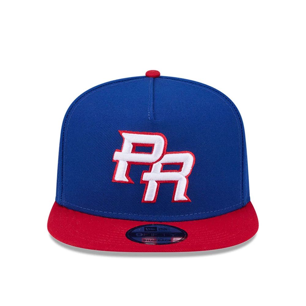 Puerto Rico Baseball World Baseball Classic 9Fifty A-Frame Snapback Cap by New Era Caps NEW ERA CAP COMPANY