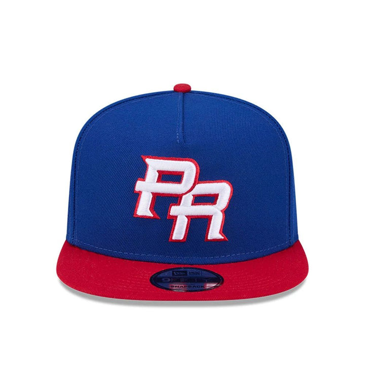 Puerto Rico Baseball World Baseball Classic 9Fifty A-Frame Snapback Cap by New Era Caps NEW ERA CAP COMPANY