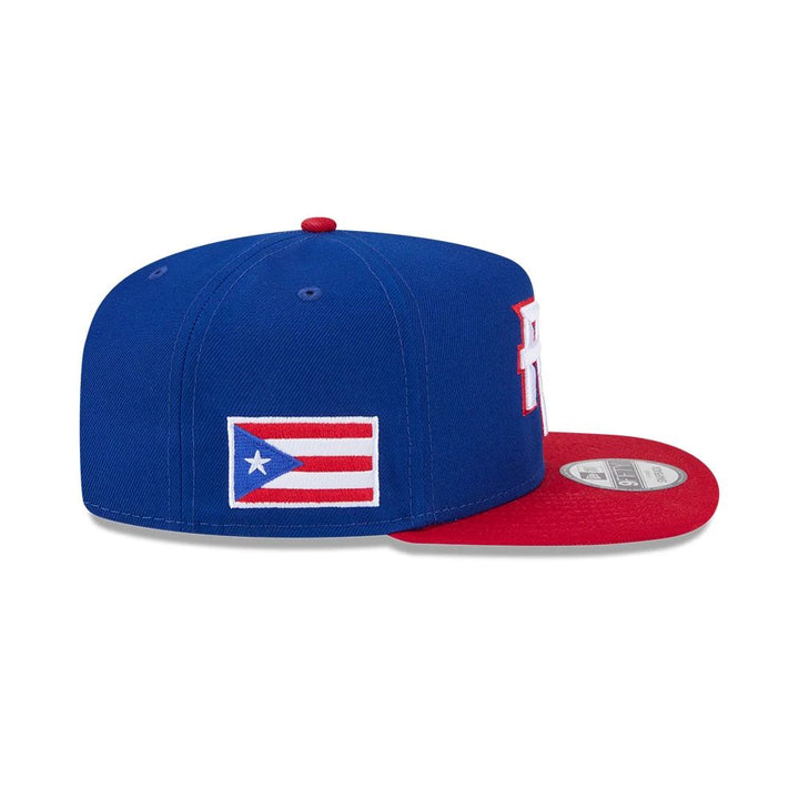 Puerto Rico Baseball World Baseball Classic 9Fifty A-Frame Snapback Cap by New Era Caps NEW ERA CAP COMPANY