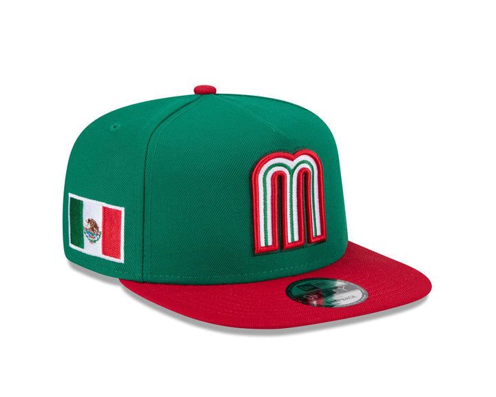 Mexico Baseball World Baseball Classic 9Fifty A-Frame Snapback Cap by New Era Caps NEW ERA CAP COMPANY