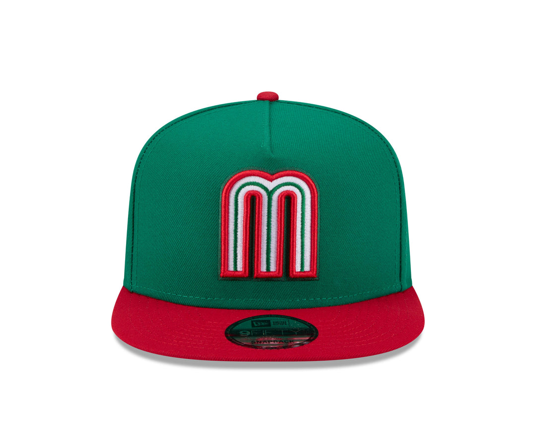Mexico Baseball World Baseball Classic 9Fifty A-Frame Snapback Cap by New Era Caps NEW ERA CAP COMPANY