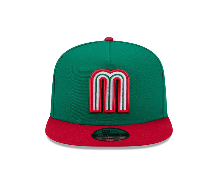 Mexico Baseball World Baseball Classic 9Fifty A-Frame Snapback Cap by New Era Caps NEW ERA CAP COMPANY