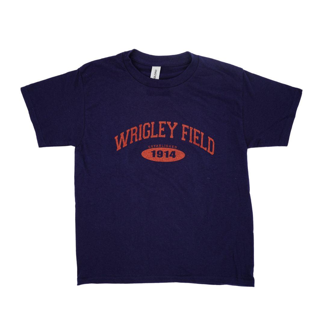 Wrigley Field Est 1914 Youth Tee Short Sleeve Tees ART FLO SHIRT & LETTERING