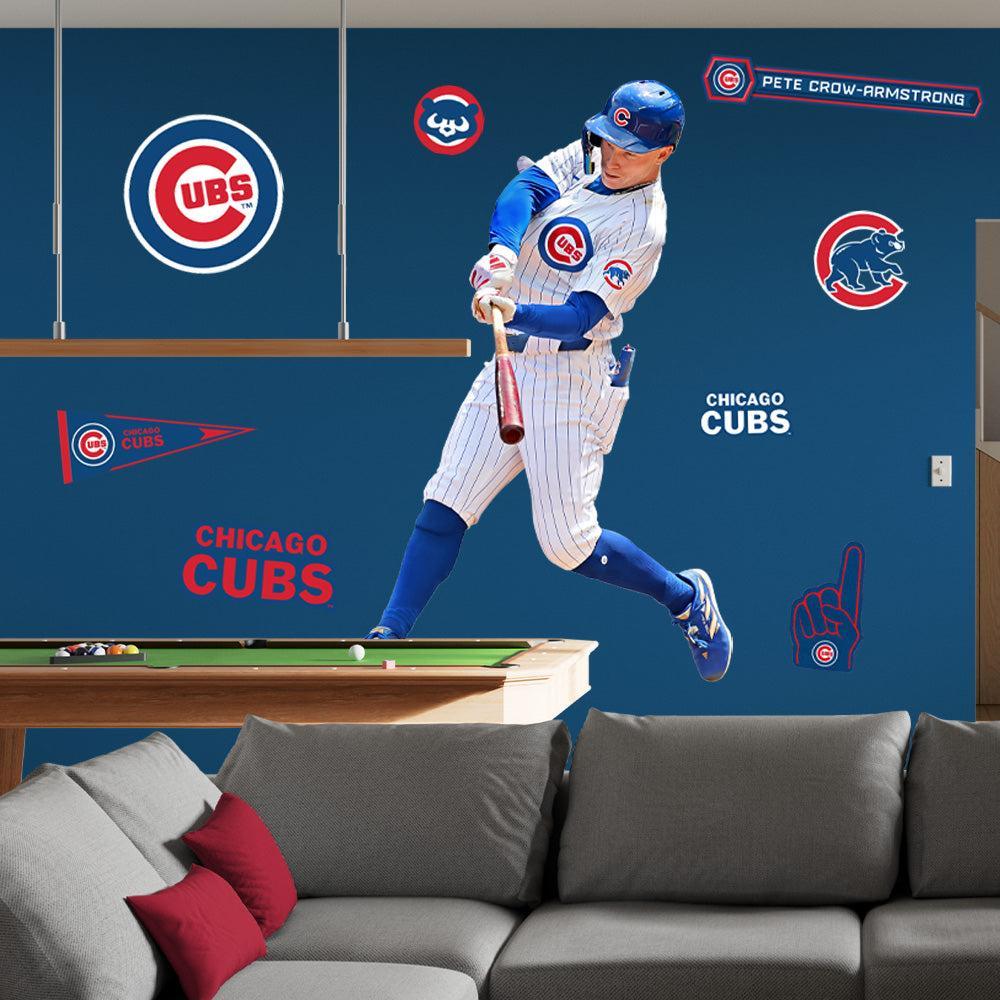 Pete Crow-Armstrong - RealBig Collection - Official MLB - Chicago Cubs - Reusable Vinyl Wall Decals Vinyl Die-Cut Character UNASSIGNED