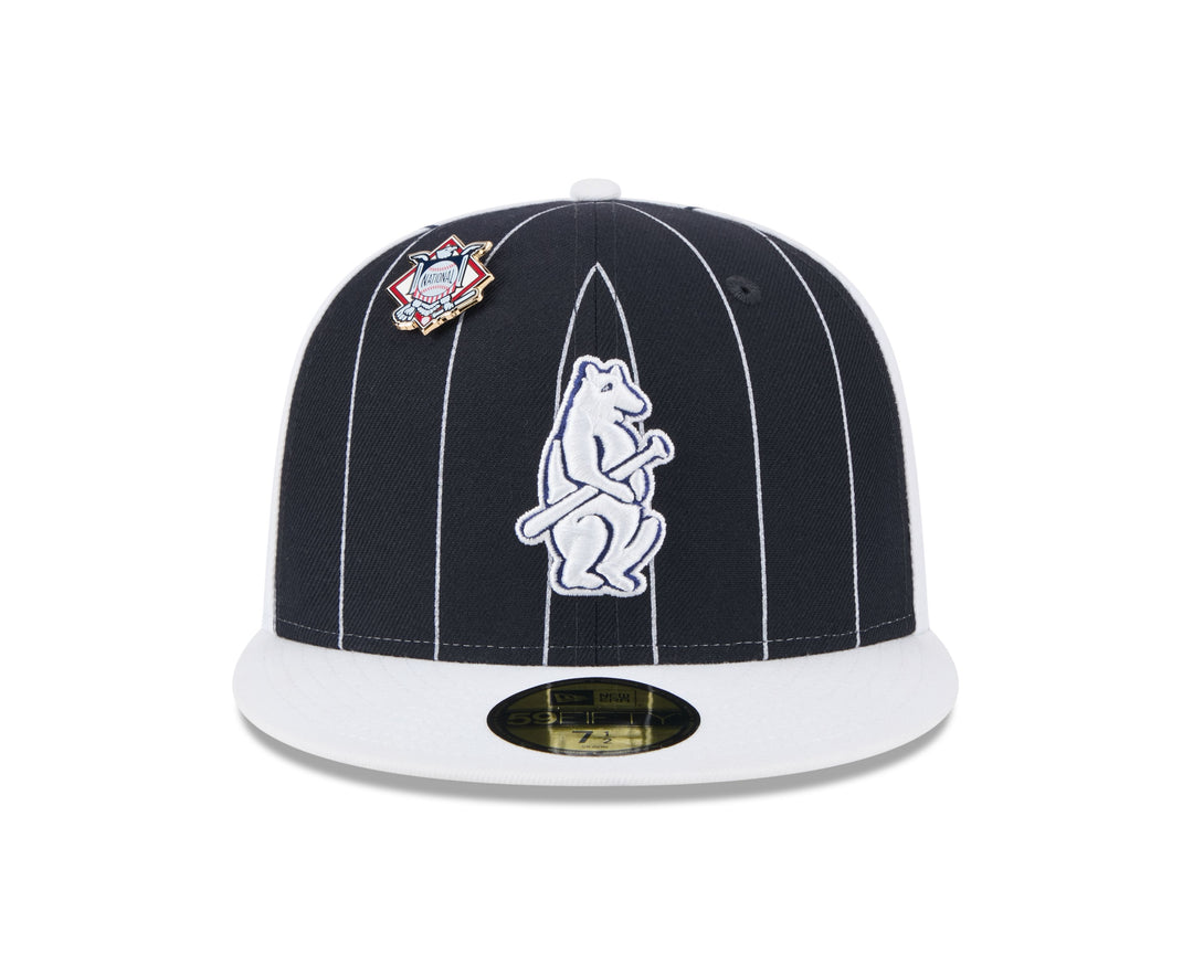 Chicago Cubs 1914 Navy/White 2Tone Pinstripe 59Fifty Cap by New Era NEW ERA CAP COMPANY INC