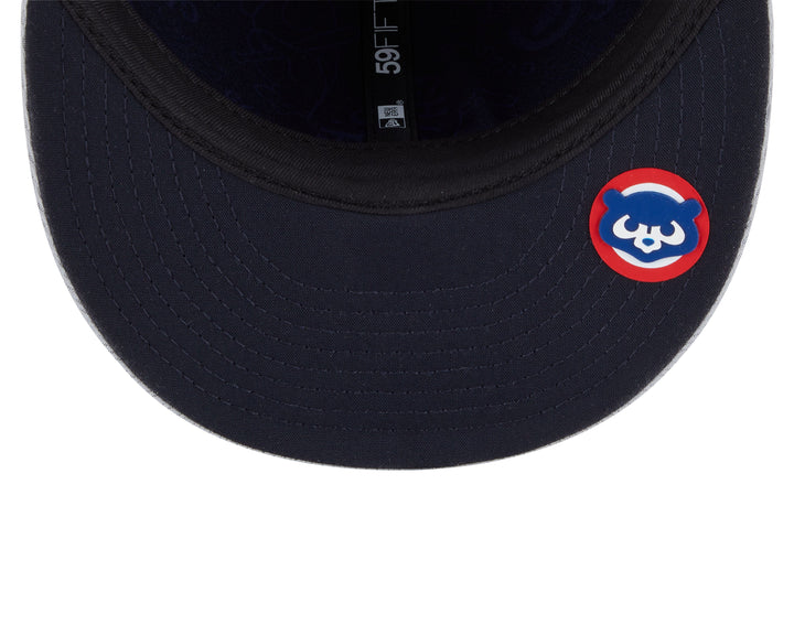 Chicago Cubs 1914 Clubhouse 25 Grey 59FIFTY Cap by New Era Caps NEW ERA CAP COMPANY