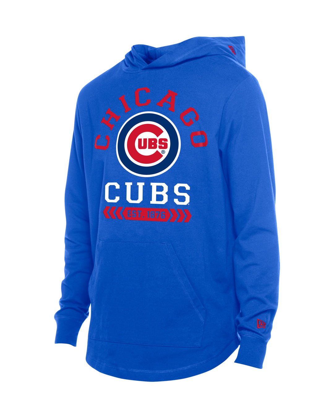 Chicago Cubs Logo Leisure Raglan Hoodie Royal by New Era Sweatshirts & Hoodies NEW ERA CAP COMPANY INC