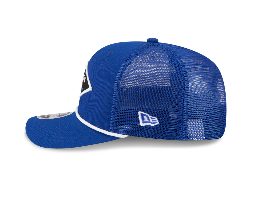 Chicago Cubs Patch Trucker 9SEVENTY Snapback Blue Cap by New Era Caps NEW ERA CAP COMPANY