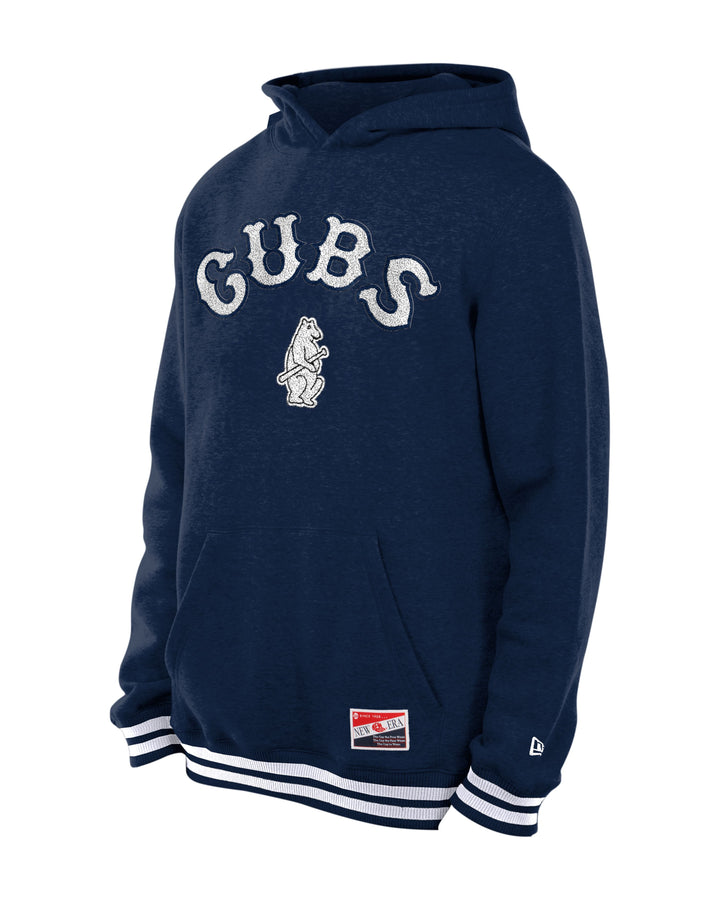 Chicago Cubs 1914 Stacked Throwback Hoodie in Navy by New Era Sweatshirts &amp; Hoodies New Era