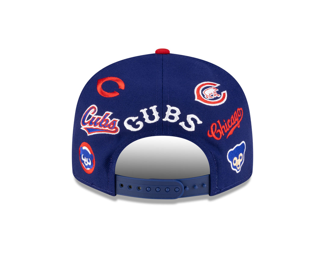 Chicago Cubs 150th Anniversary Logo Spread 9FIFTY Snapback Cap Navy by New Era Caps New Era