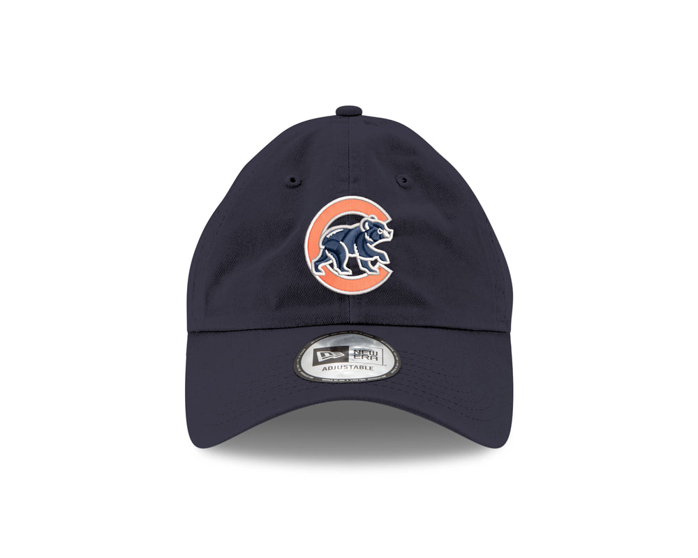 Chicago Cubs x University of Illinois College Adjustable Cap in Navy by New Era Caps NEW ERA CAP COMPANY