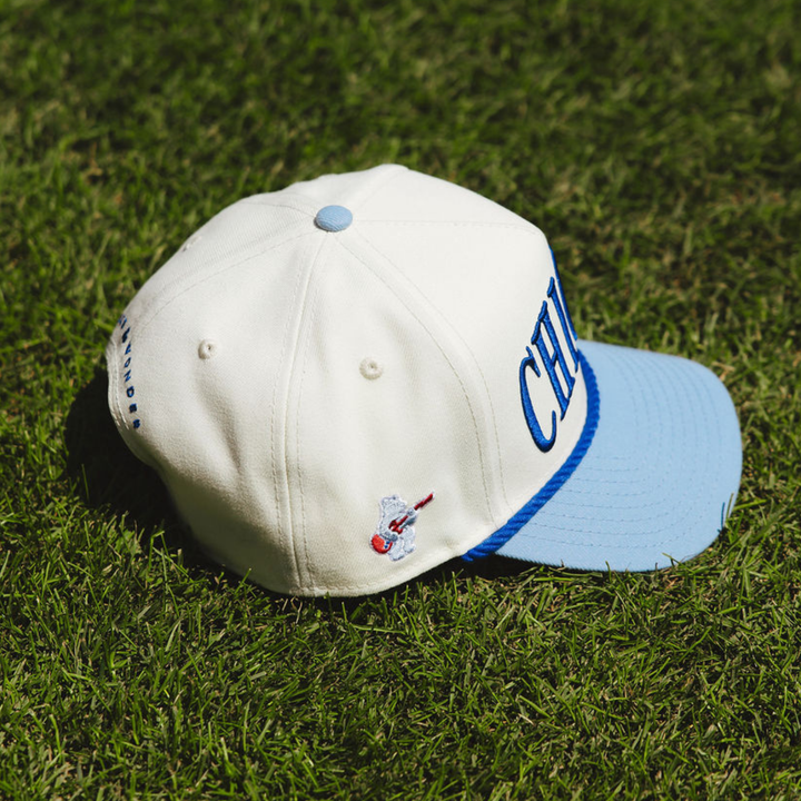 Chicago Cubs x Alice &amp; Wonder Two-Tone Rope 940 Cap — Light Blue Caps NEW ERA CAP COMPANY
