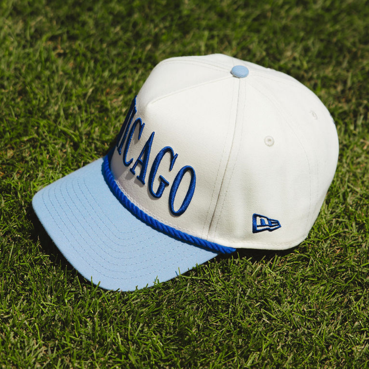Chicago Cubs x Alice &amp; Wonder Two-Tone Rope 940 Cap — Light Blue Caps NEW ERA CAP COMPANY