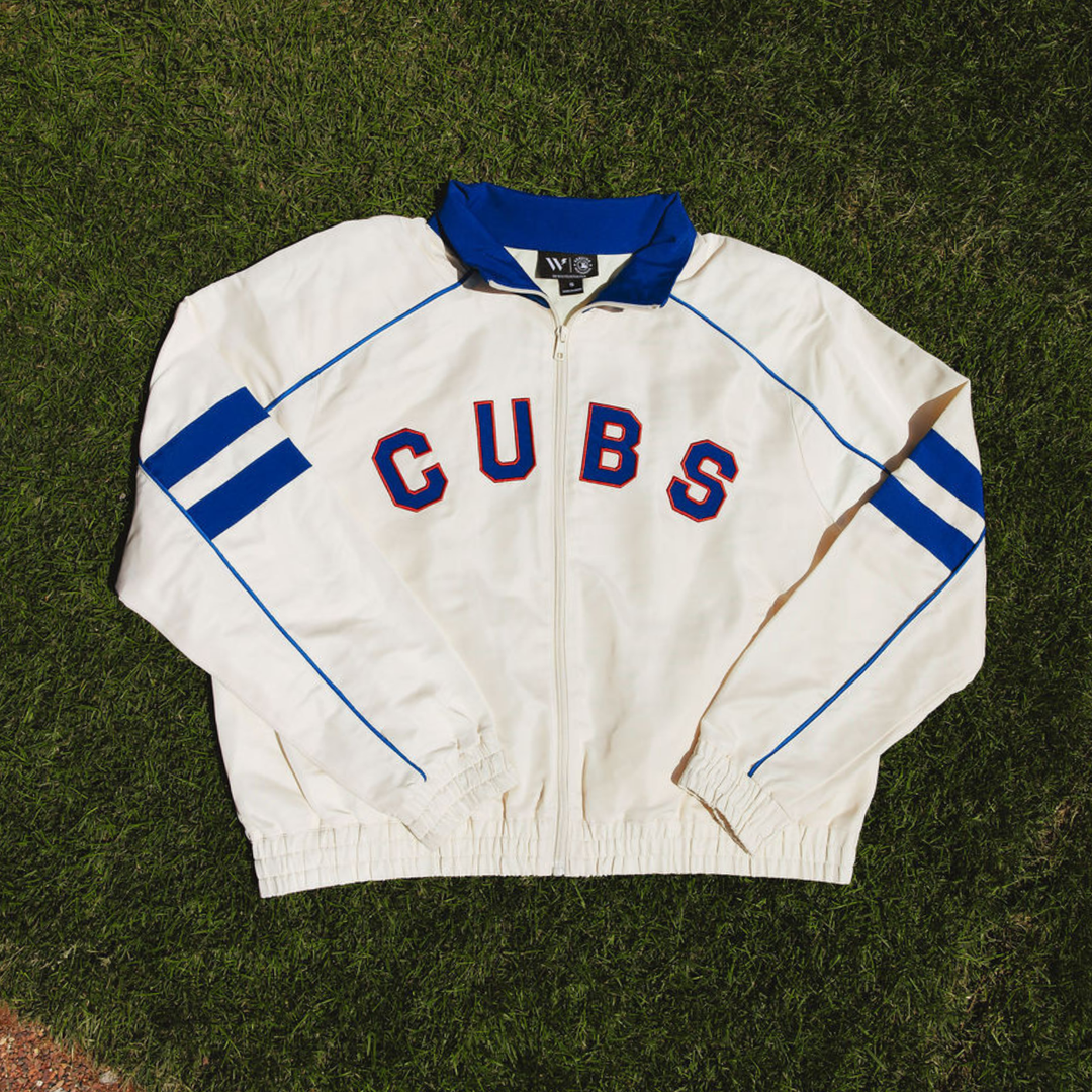 Chicago Cubs x Alice & Wonder 1957 Track Jacket by The Wild Collective Jackets & Outerwear THE WILD COLLECTIVE