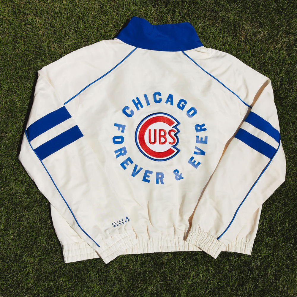 Chicago Cubs x Alice & Wonder 1957 Track Jacket by The Wild Collective Jackets & Outerwear THE WILD COLLECTIVE