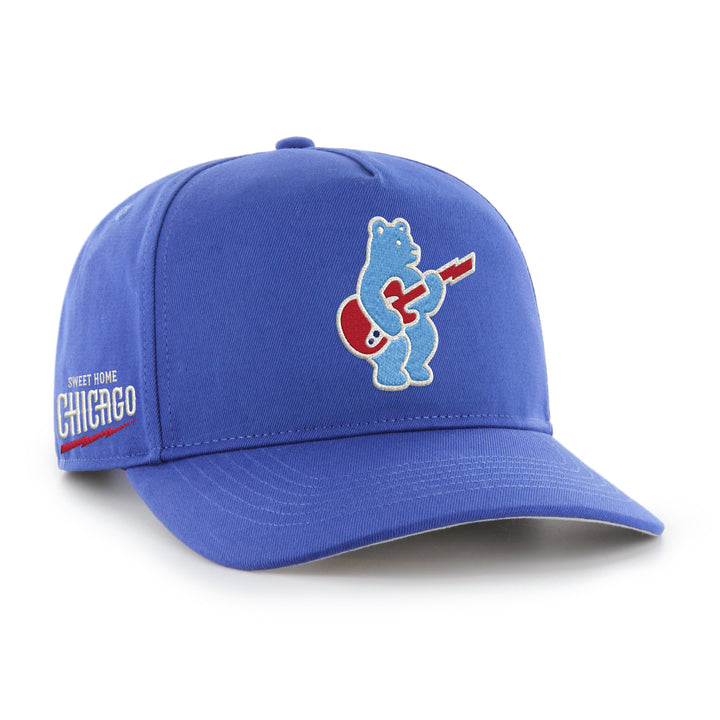 Chicago Cubs Blues Alt Rock Bear Side Logo Royal Hitch Cap by '47 Brand Ivy Shop