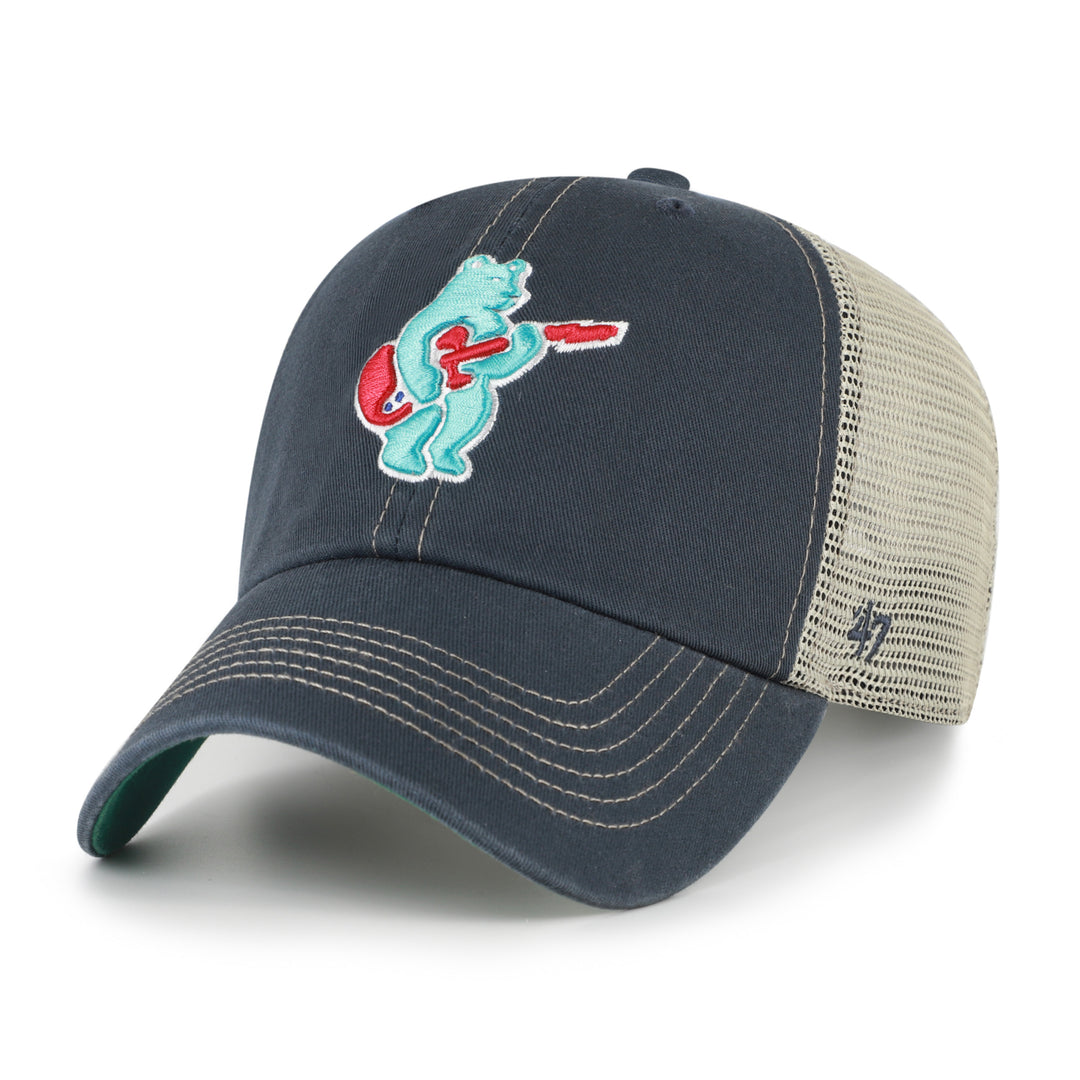Chicago Cubs Blues Bear Trawler Clean Up Cap by &