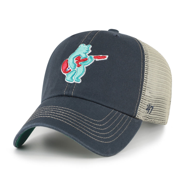 Chicago Cubs Blues Bear Trawler Clean Up Cap by &