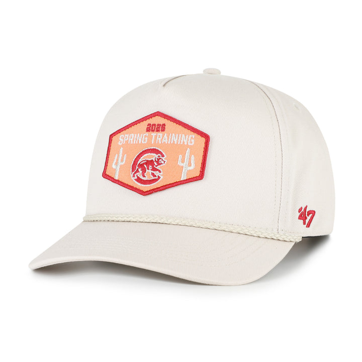 Chicago Cubs 2026 Spring Training Walking Bear Hex Patch Bone Hitch Cap by &