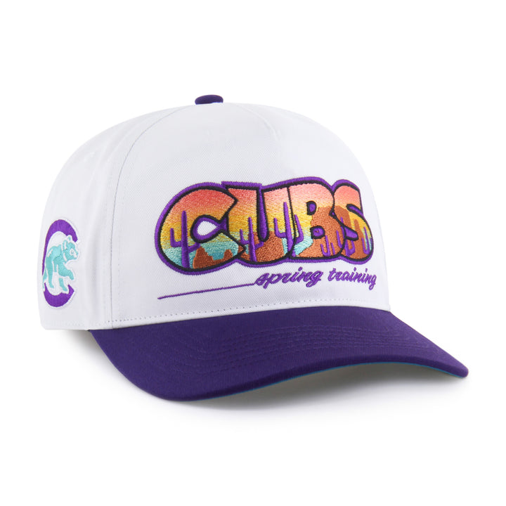 Chicago Cubs Spring Training Mirage Purple White Hitch Cap by &