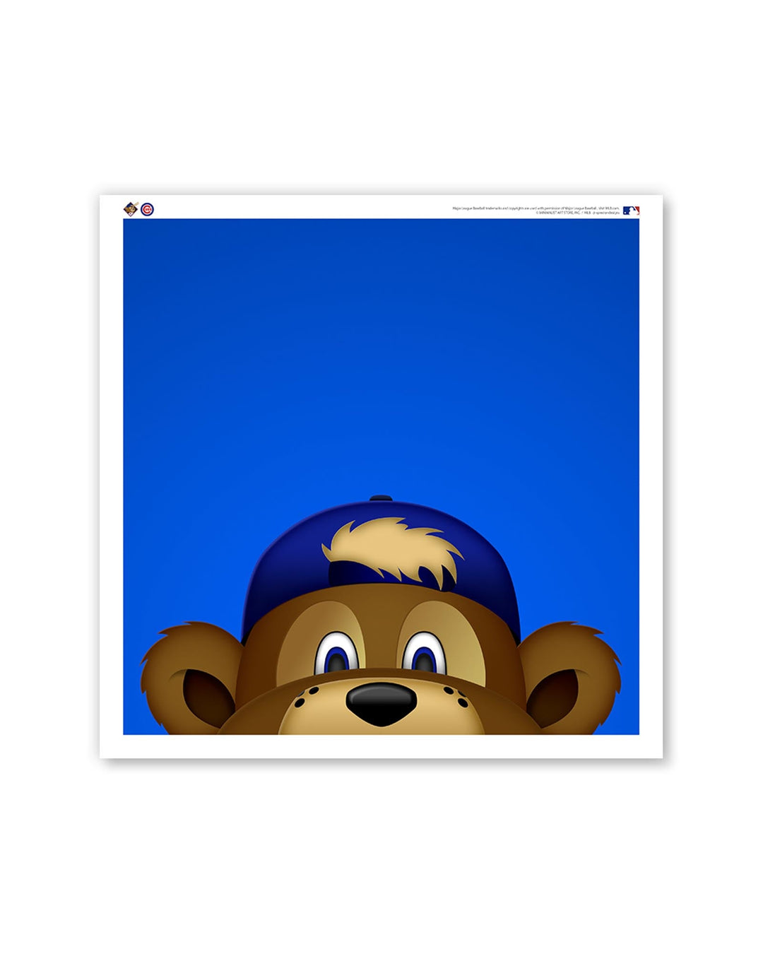 Minimalist Clark The Cub Art Print by S. Preston Art + Designs Art Print S. Preston Art + Designs