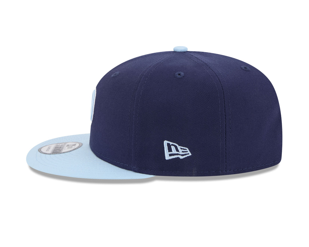 Chicago Cubs Bullseye Navy 9Fifty Snapback Cap by New Era Caps NEW ERA CAP COMPANY INC