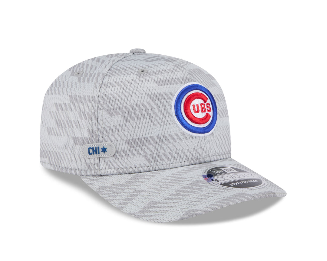 Chicago Cubs Bullseye Grey 9Forty Snapback Cap by New Era Caps NEW ERA CAP COMPANY INC