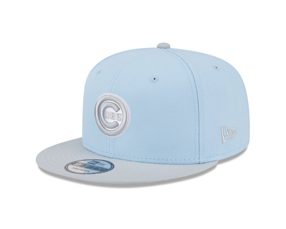 Chicago Cubs Bullseye Two Tone Light Blue 9Fifty Snapback Cap by New Era Caps NEW ERA CAP COMPANY INC