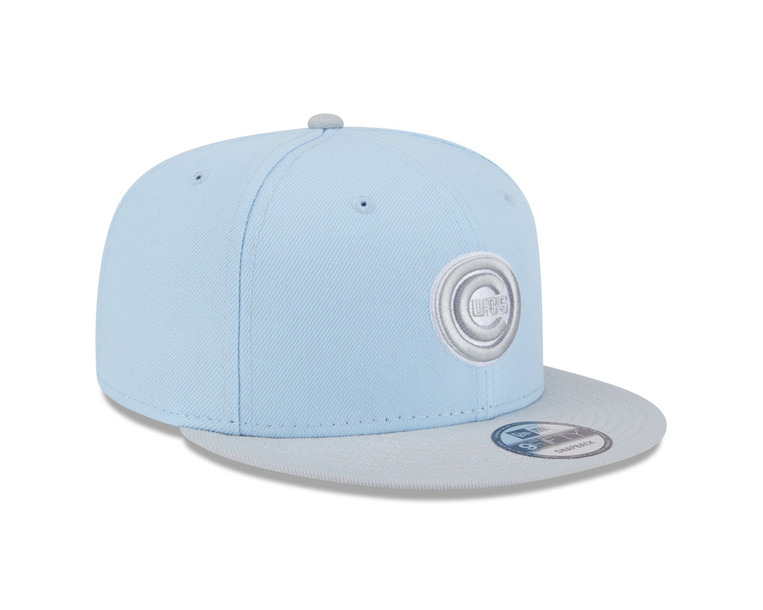 Chicago Cubs Bullseye Two Tone Light Blue 9Fifty Snapback Cap by New Era Caps NEW ERA CAP COMPANY INC