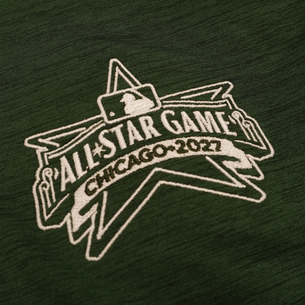 Chicago Cubs All-Star Game Wrigley Scroll Bright Pine Zip Jacket by Antigua Sweatshirts &amp; Hoodies THE ANTIGUA GROUP