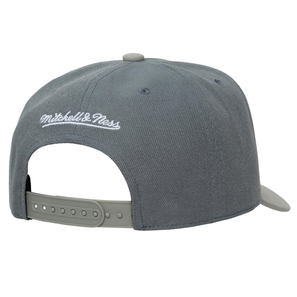 Chicago Cubs Thunderstorm Head Coach Snapback Cap by Mitchell & Ness Caps MITCHELL n NESS