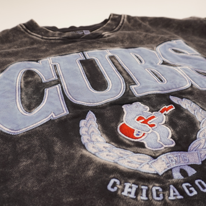 Chicago Cubs Blues Alternate Bear Crest Crewneck Sweatshirt by New Era Sweatshirts &amp; Hoodies New Era
