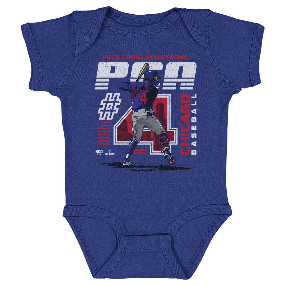 Chicago Cubs Pete Crow-Armstrong Onesie Kids Baby Onesie 500 LEVEL