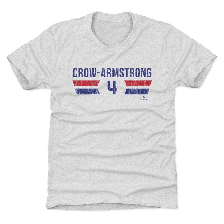 Chicago Cubs Pete Crow-Armstrong Retro Arc Youth T-Shirt Kids T-Shirt 500 LEVEL