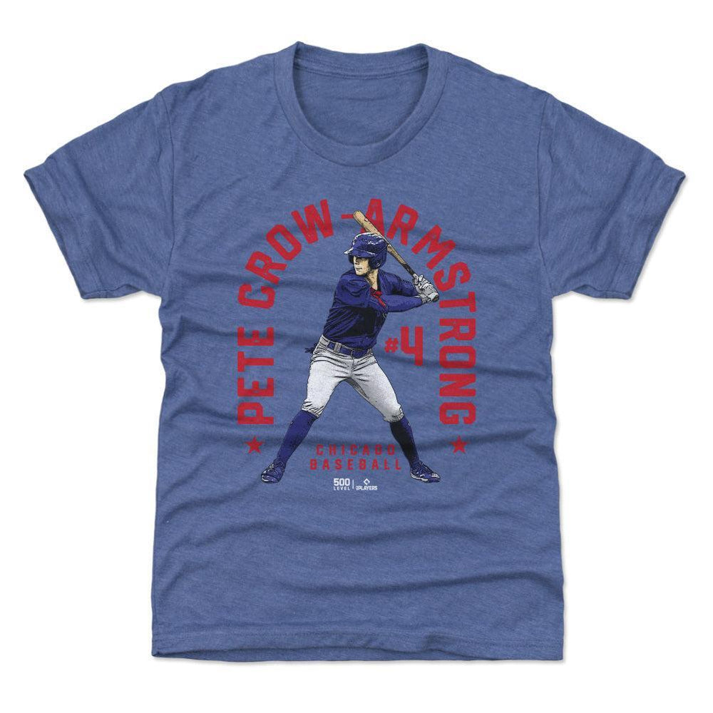 Chicago Cubs Pete Crow-Armstrong Youth T-Shirt Kids T-Shirt 500 LEVEL