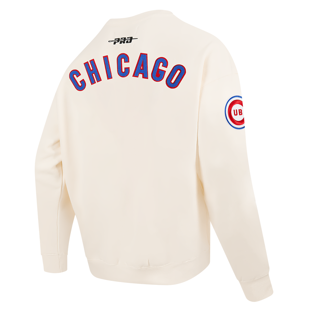 Chicago Cubs 1969 Cooperstown Crewneck Sweatshirt in Cream by Pro Standard Sweatshirts &amp; Hoodies PRO STANDARD