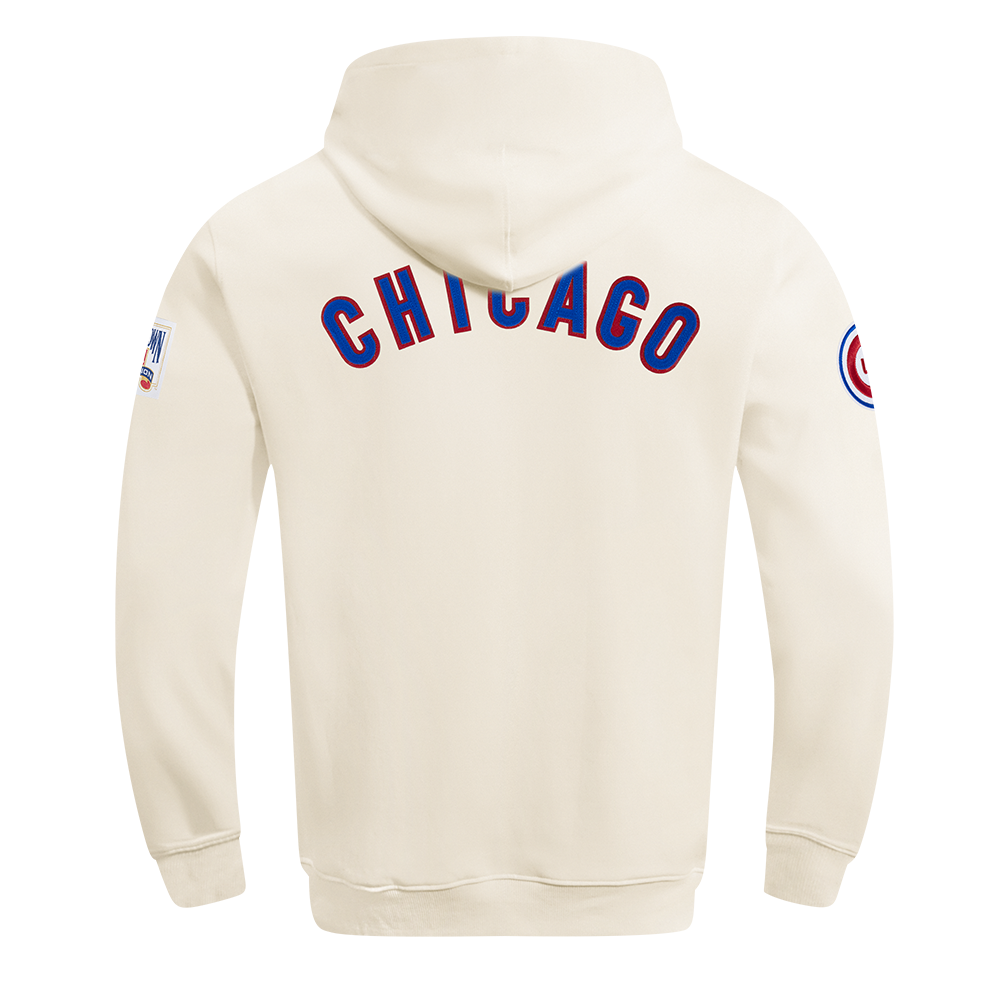 Chicago Cubs 1969 Cooperstown Hoodie in Cream by Pro Standard Sweatshirts &amp; Hoodies PRO STANDARD