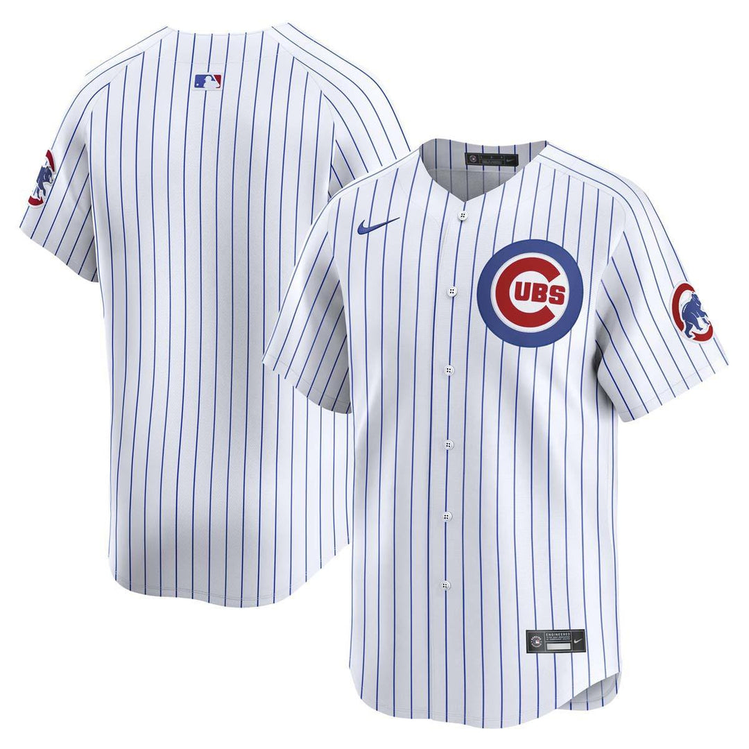 Chicago Cubs Men's Home Limited Custom Jersey by Nike Jerseys Nike