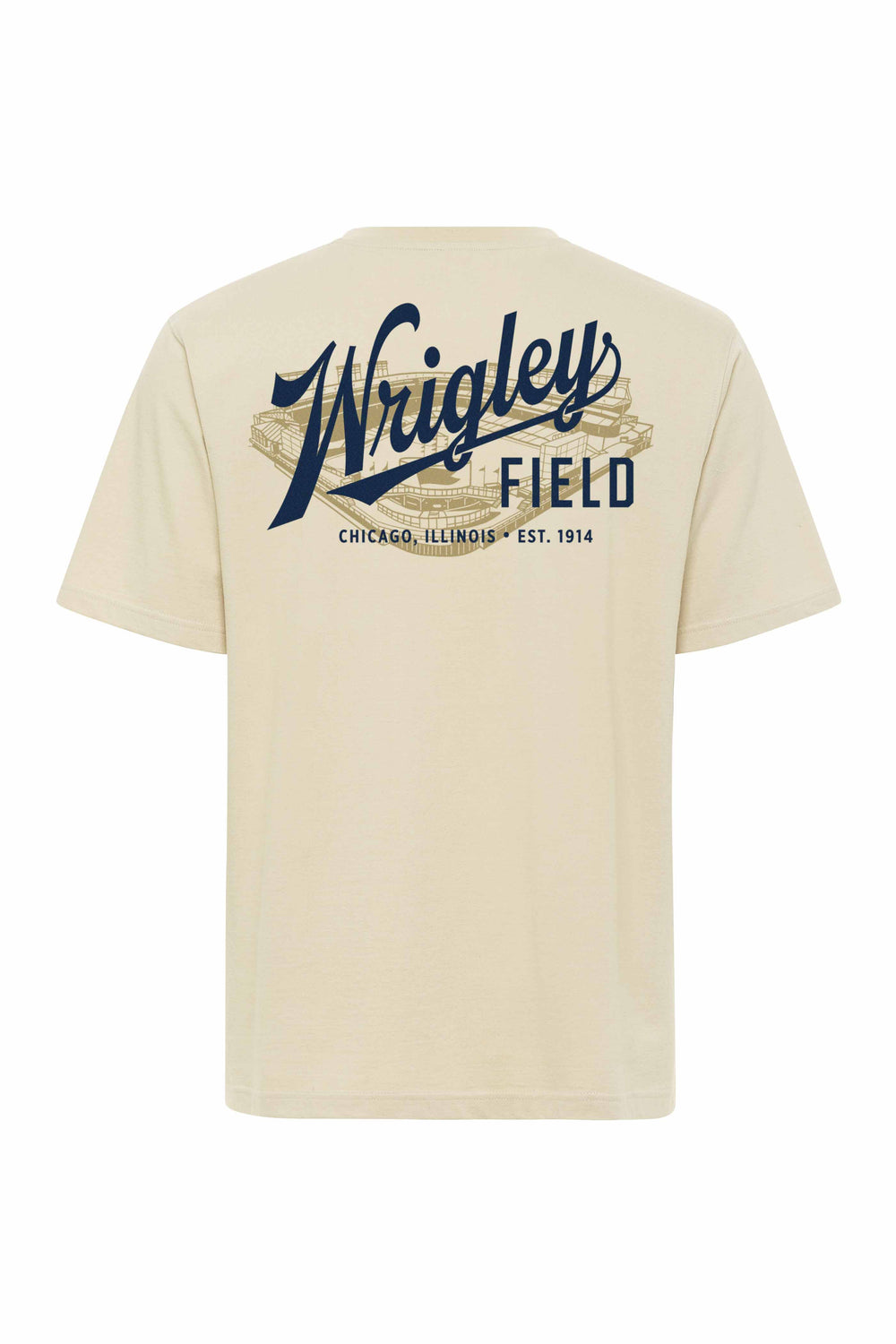 Wrigley Field Duke Unisex Tee Bone by Sportiqe Short Sleeve Tees SPORTIQE