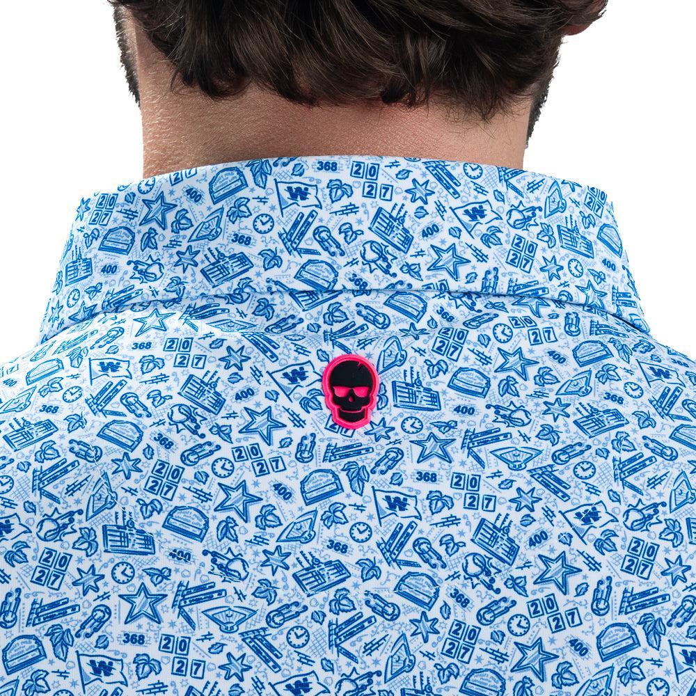 Chicago Cubs All-Star Game All-Over Print Polo by SWAG Polos SWAG