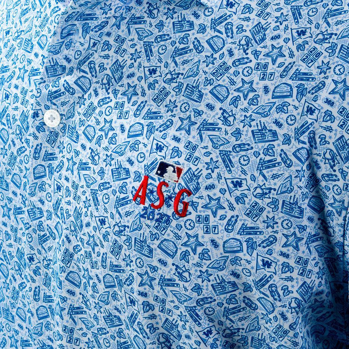 Chicago Cubs All-Star Game All-Over Print Polo by SWAG Polos SWAG