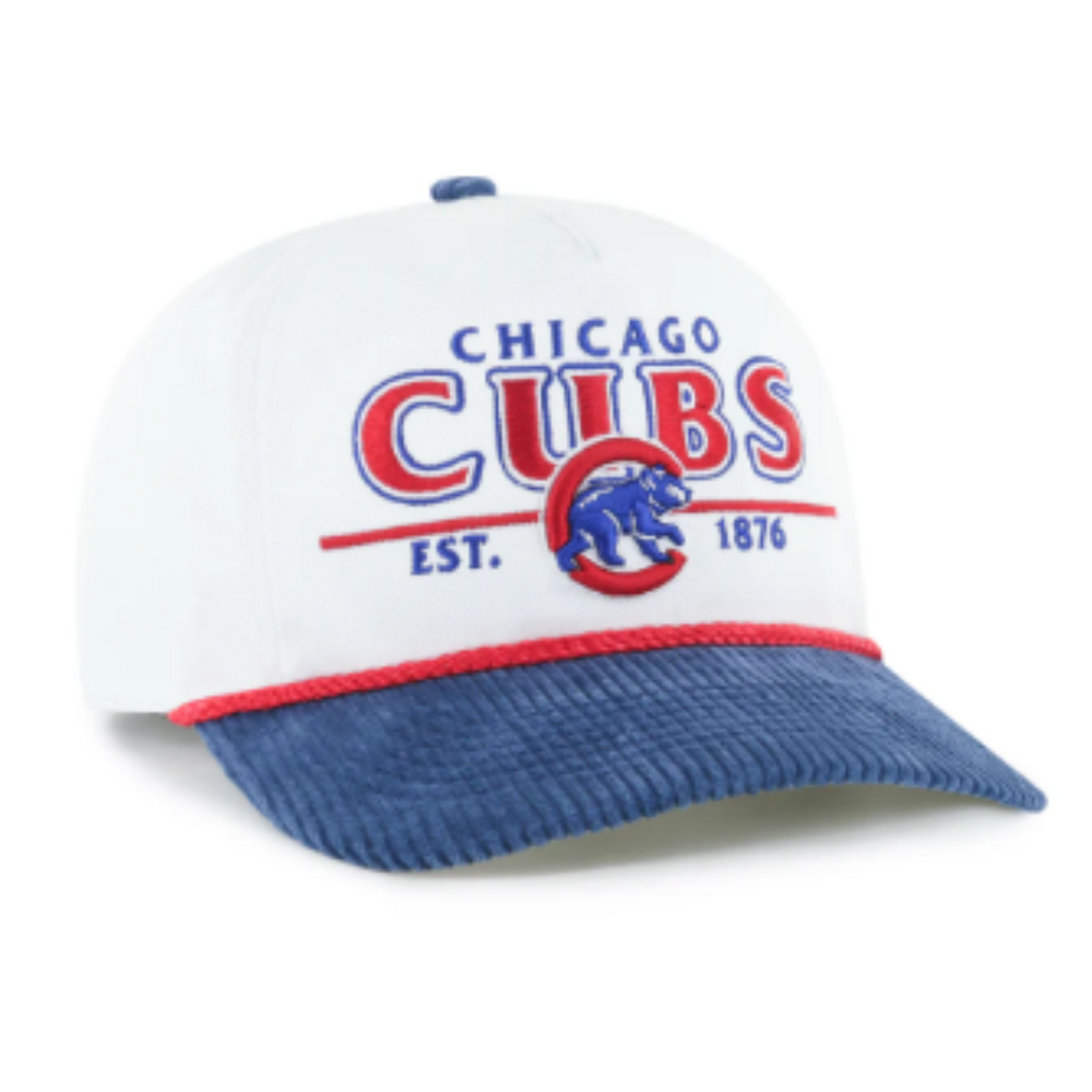 Chicago Cubs Walking Bear Corduroy Hitch Adjustable Cap by '47 Brand Caps '47 BRAND