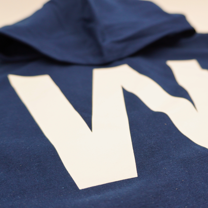 Chicago Cubs W Flag Long Sleeve Hoodie Tee in Navy Sweatshirts &amp; Hoodies LEVY UK