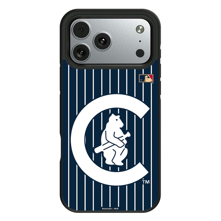 Chicago Cubs 1911-1912 - Cooperstown Collection Pinstripe Bump Phone Case